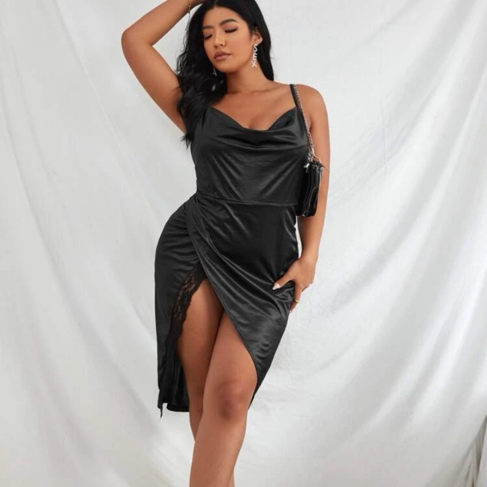 Satin Lace dress